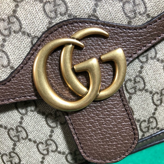 Gucci女包 547260 古馳翻蓋手袋 經典款古奇手提包 Gucci單肩斜挎女包  gqy1832